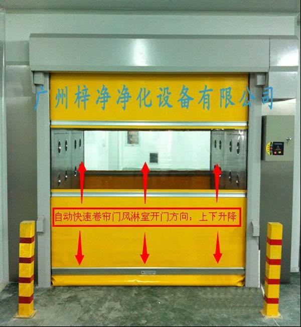 快速卷簾門風(fēng)淋室主要由以下幾個(gè)部分組成